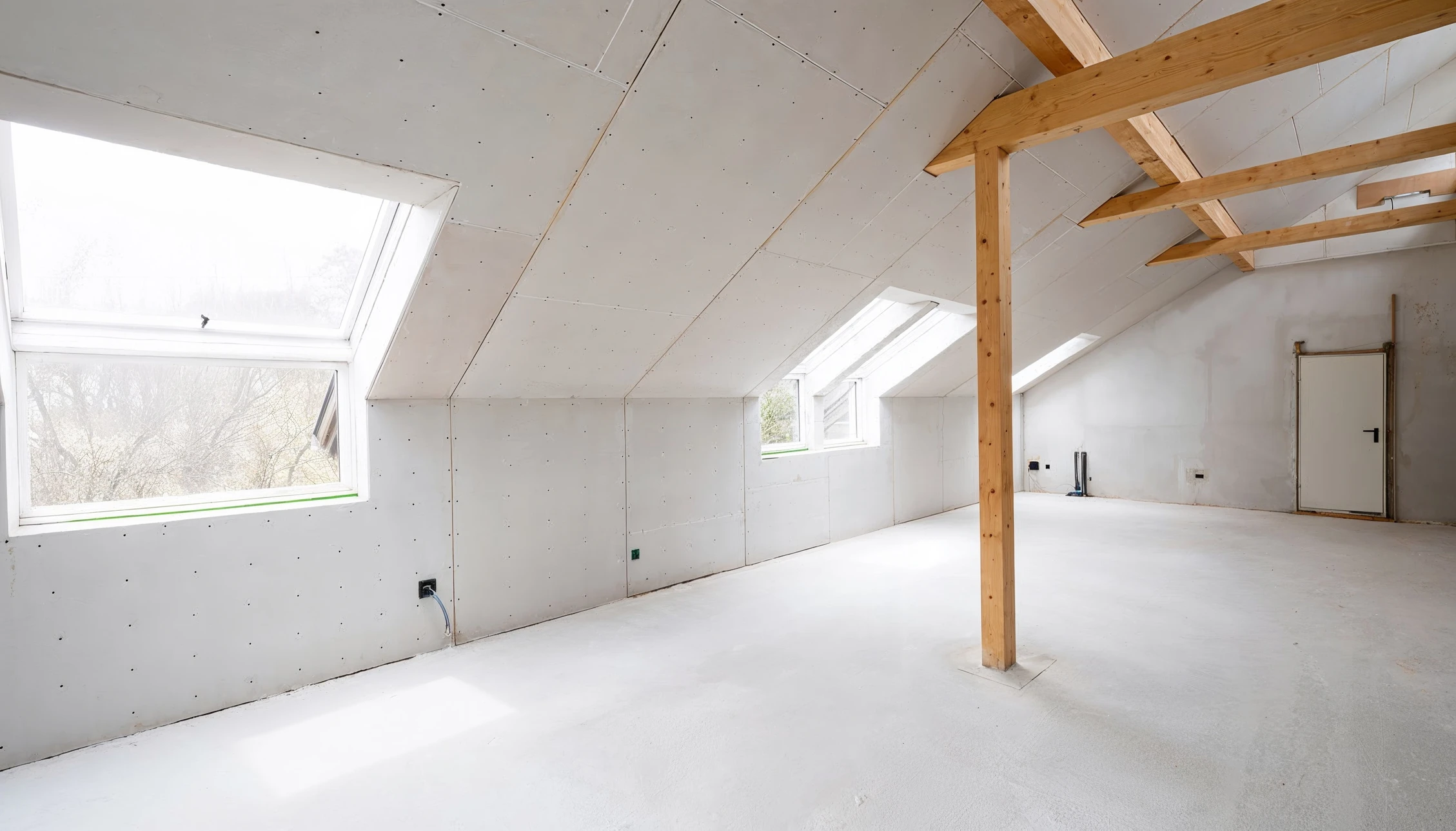 Chantier de construction résidentielle en extérieur